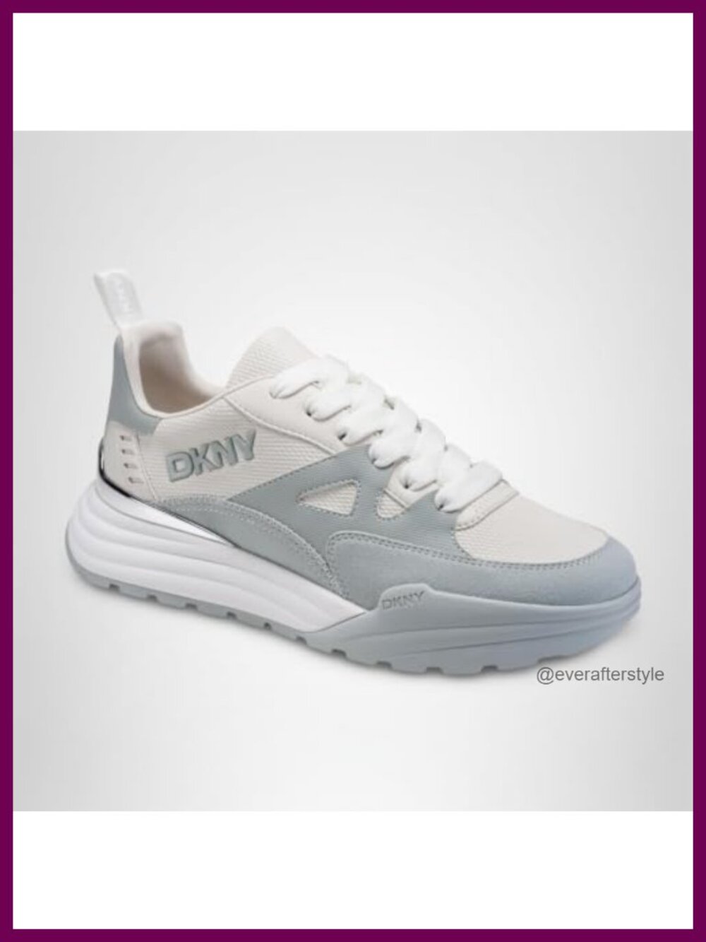 DKNY Women's Zanira Lace Up Chunky Platform Sneaker